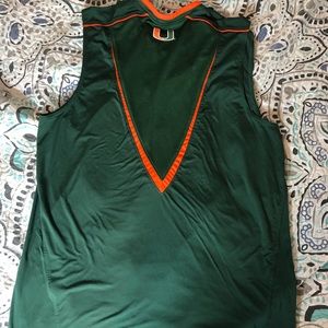 Nike Miami hurricanes Sri fit size large